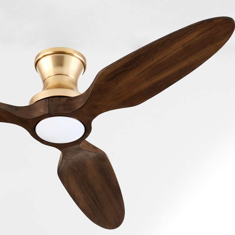 Quorum 39563-80 56" Ceiling Fan, Aged Brass