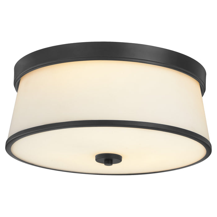 Quorum 3203-16-59 Three Light Ceiling Mount, Matte Black
