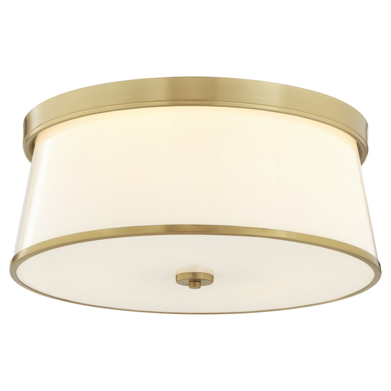 Quorum 3203-20-80 Four Light Ceiling Mount, Aged Brass