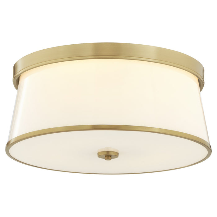 Quorum 3203-20-80 Four Light Ceiling Mount, Aged Brass