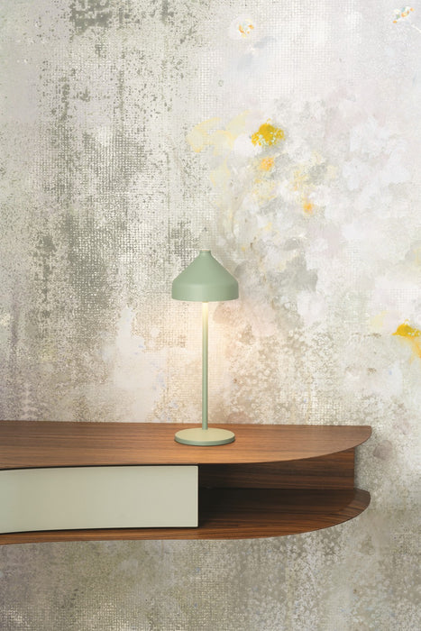 Zafferano LD1090V3 LED Table Lamp, Mint Green
