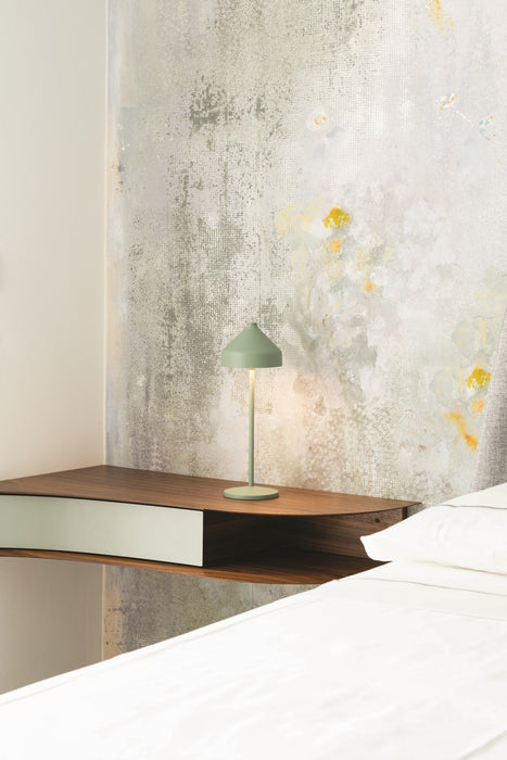 Zafferano LD1090V3 LED Table Lamp, Mint Green