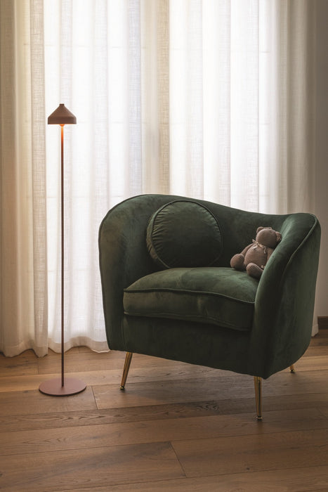 Zafferano LD1096T3 LED Floor Lamp, Terracotta