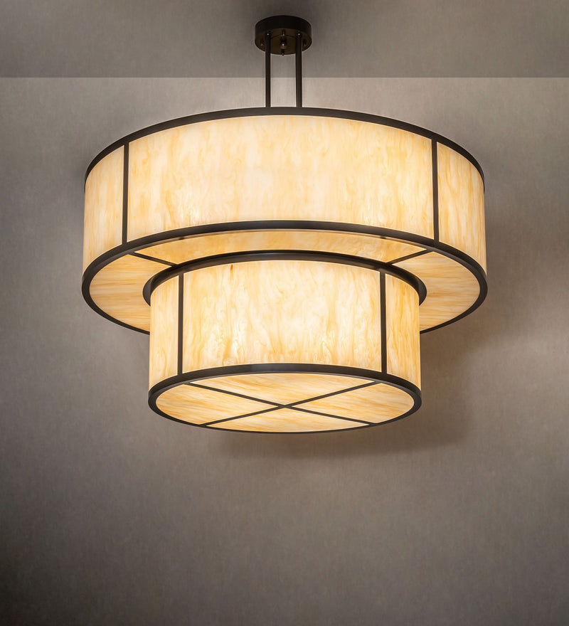 Meyda Tiffany 258745 Eight Light Pendant, Timeless Bronze