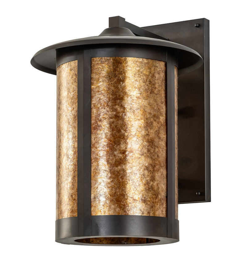 Meyda Tiffany 270071 One Light Wall Sconce, Craftsman Brown