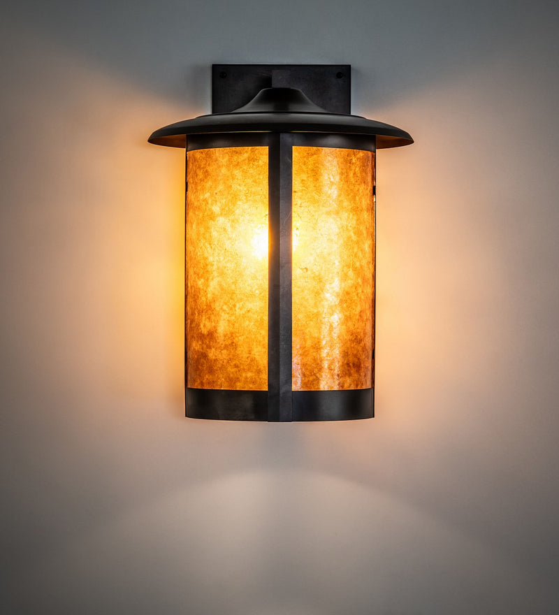 Meyda Tiffany 270071 One Light Wall Sconce, Craftsman Brown