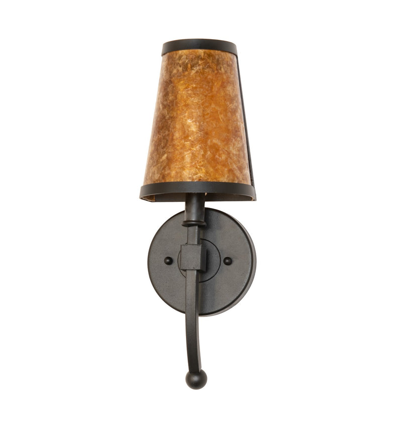 Meyda Tiffany 270093 One Light Wall Sconce, Textured Black