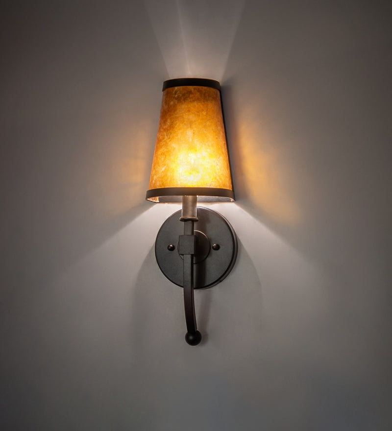 Meyda Tiffany 270093 One Light Wall Sconce, Textured Black