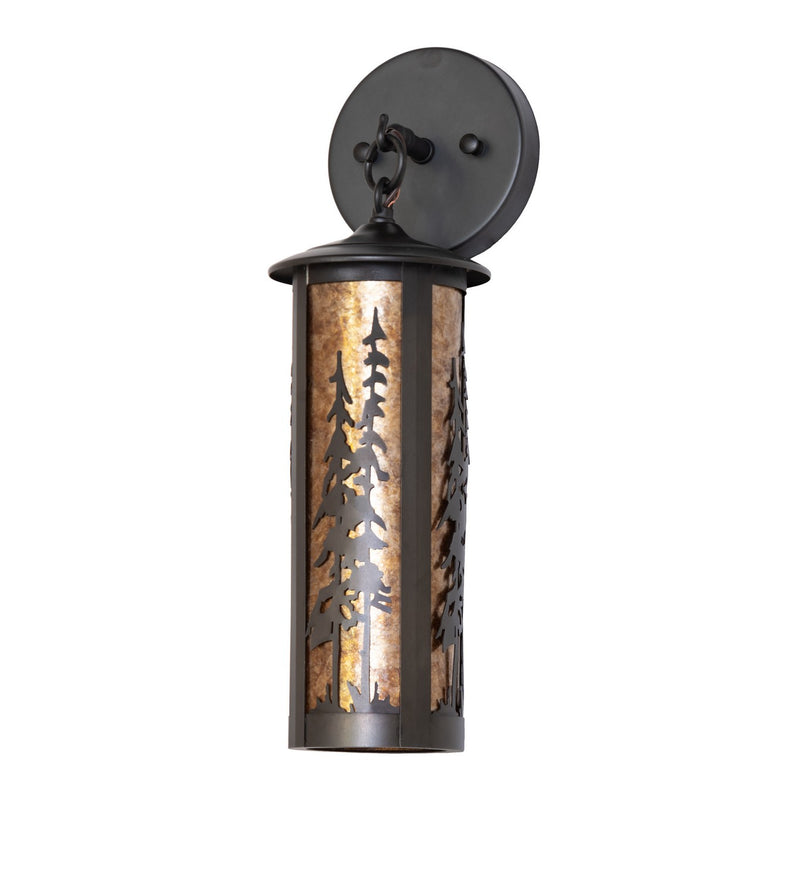 Meyda Tiffany 270095 One Light Wall Sconce, Craftsman Brown