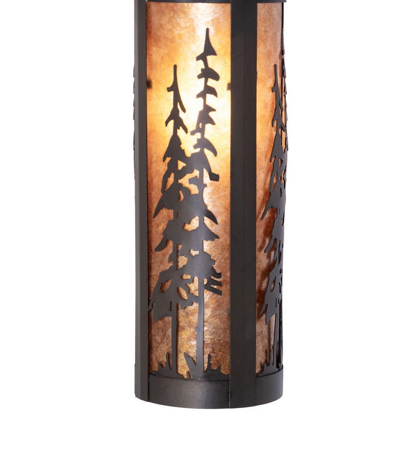 Meyda Tiffany 270095 One Light Wall Sconce, Craftsman Brown