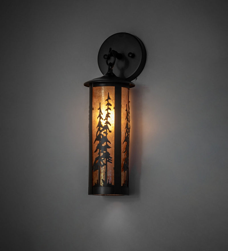 Meyda Tiffany 270095 One Light Wall Sconce, Craftsman Brown