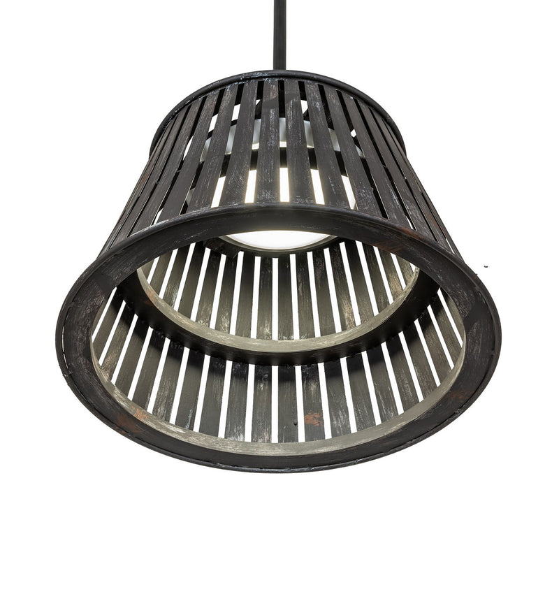 Meyda Tiffany 271819 LED Pendant, Weathered Wicker