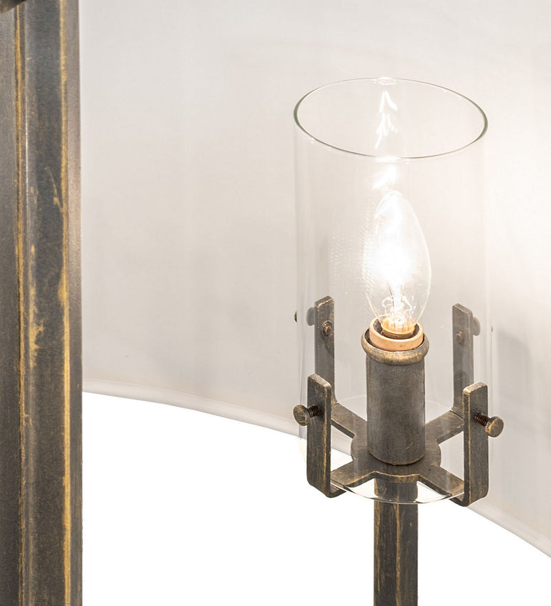 Meyda Tiffany 272439 Six Light Pendant, Antique Brass