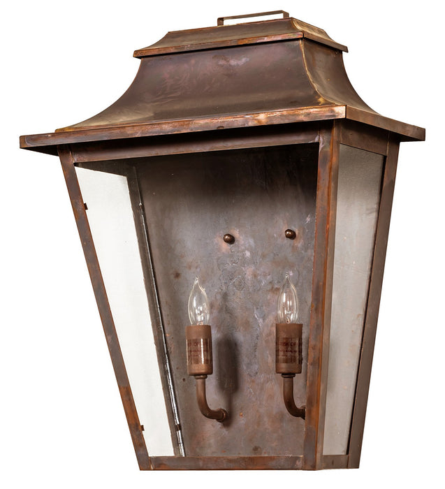 Meyda Tiffany 273147 Two Light Wall Sconce, Vintage Copper