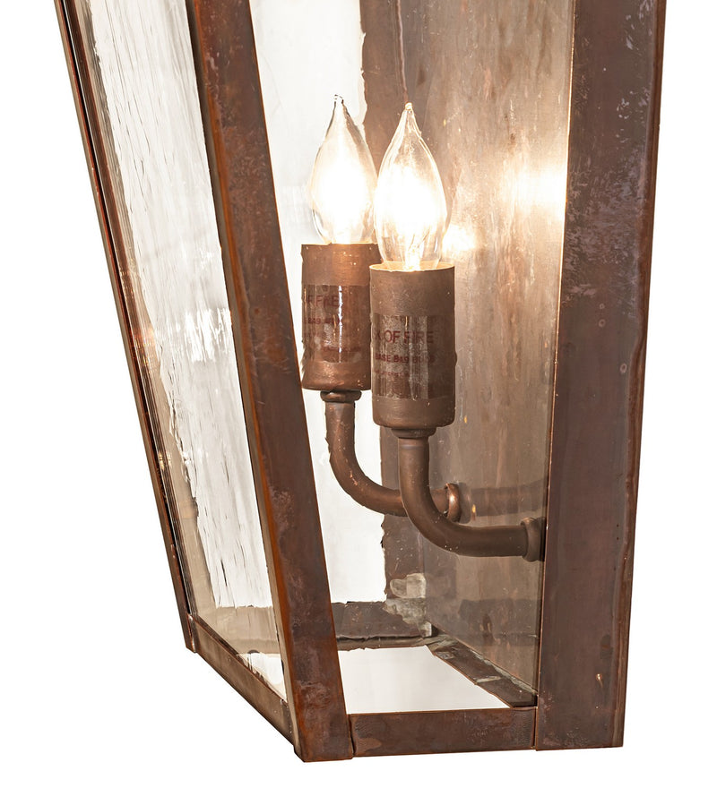 Meyda Tiffany 273147 Two Light Wall Sconce, Vintage Copper