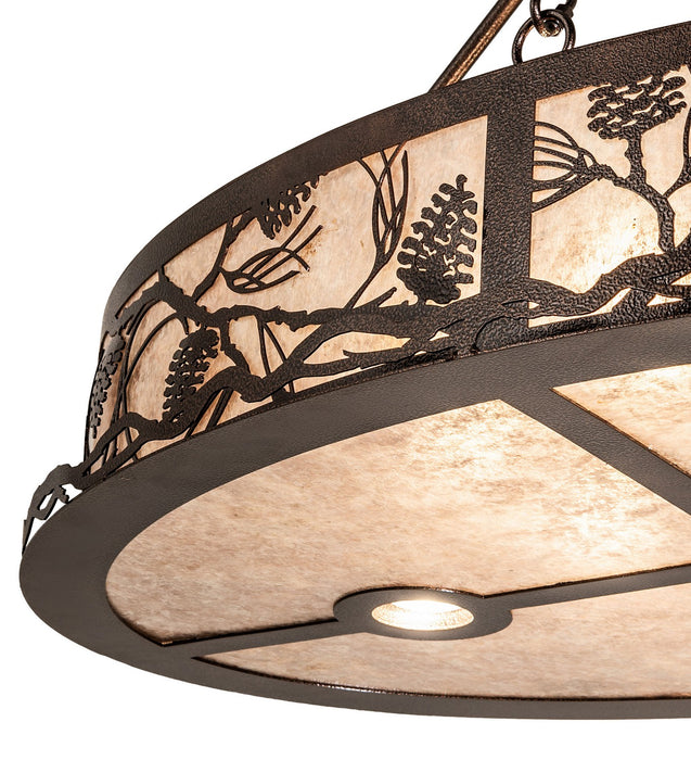 Meyda Tiffany 273841 Eight Light Pendant, Copper Vein