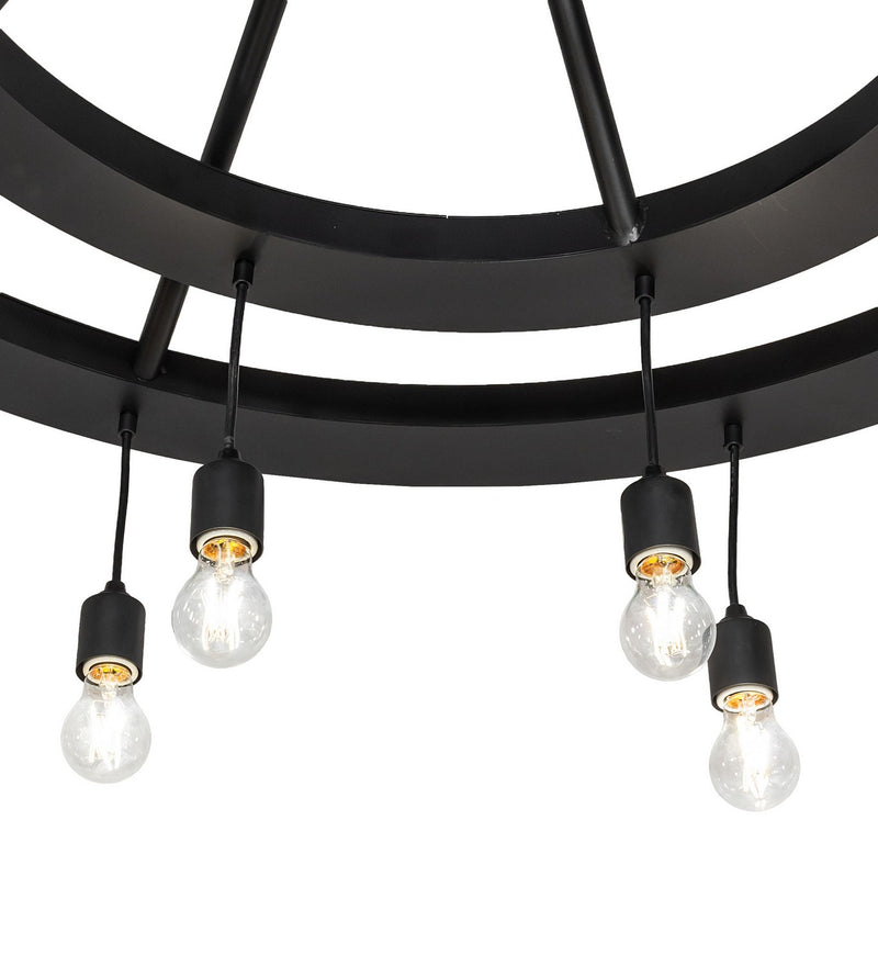 Meyda Tiffany 273996 16 Light Chandelier, Solar Black