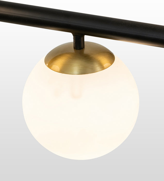Meyda Tiffany 274291 Seven Light Island Pendant, Solar Black