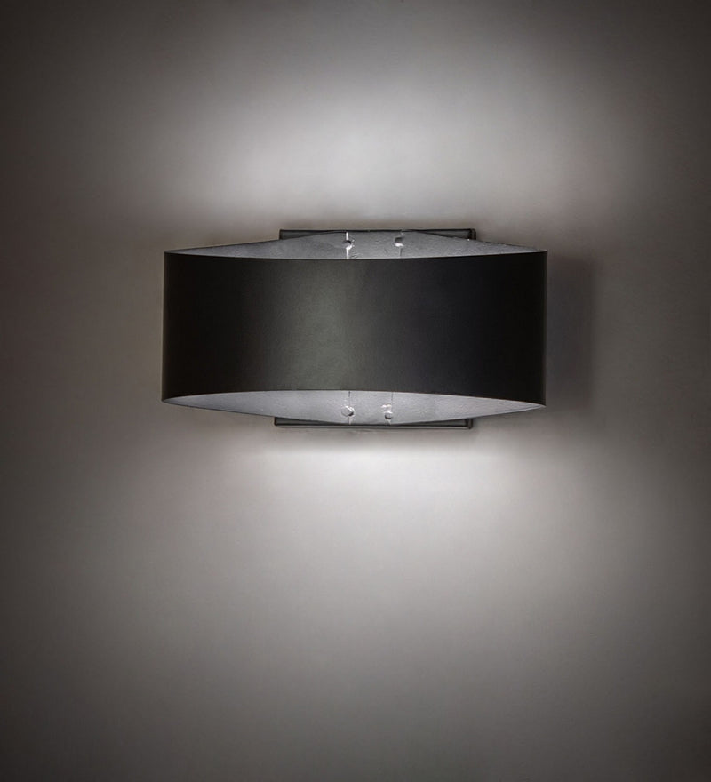 Meyda Tiffany 274541 One Light Wall Sconce, Textured Black