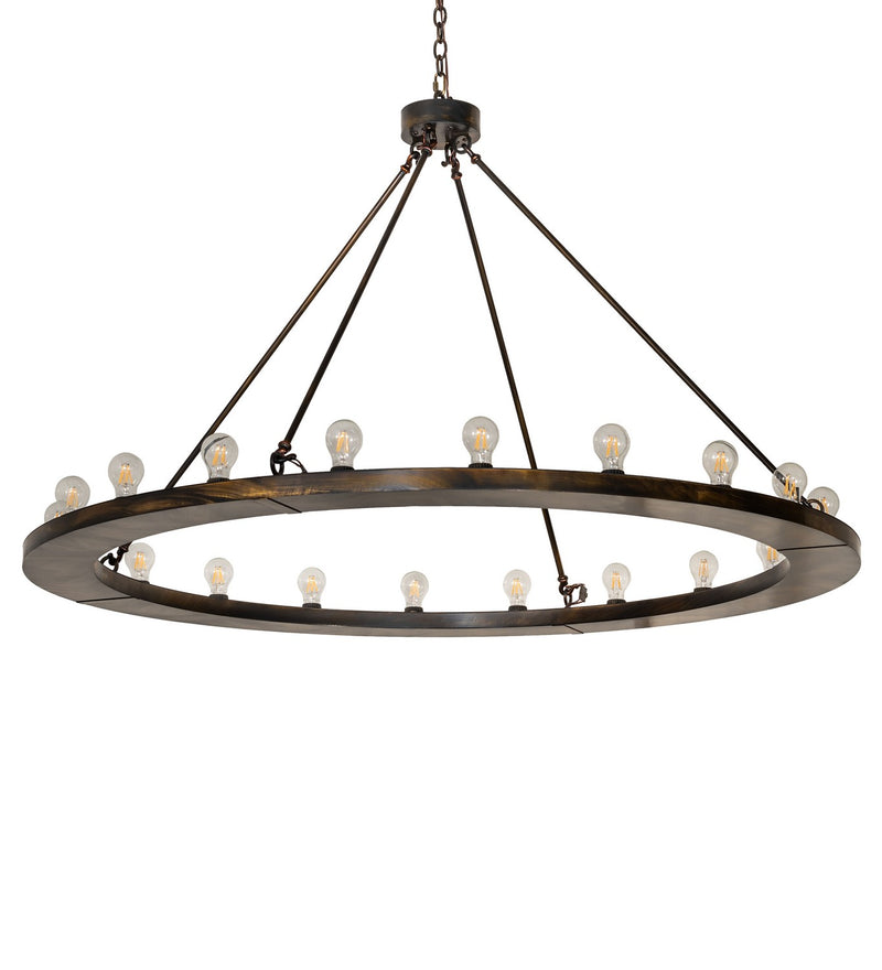 Meyda Tiffany 274857 20 Light Chandelier, Antique Black