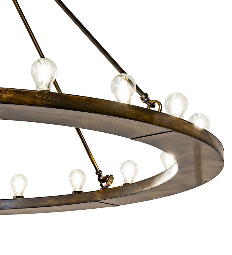 Meyda Tiffany 274857 20 Light Chandelier, Antique Black