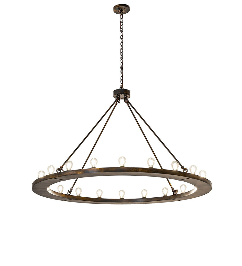 Meyda Tiffany 274857 20 Light Chandelier, Antique Black