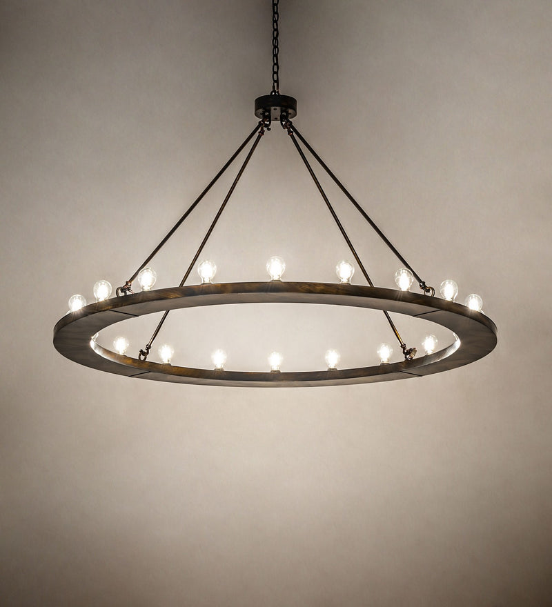 Meyda Tiffany 274857 20 Light Chandelier, Antique Black