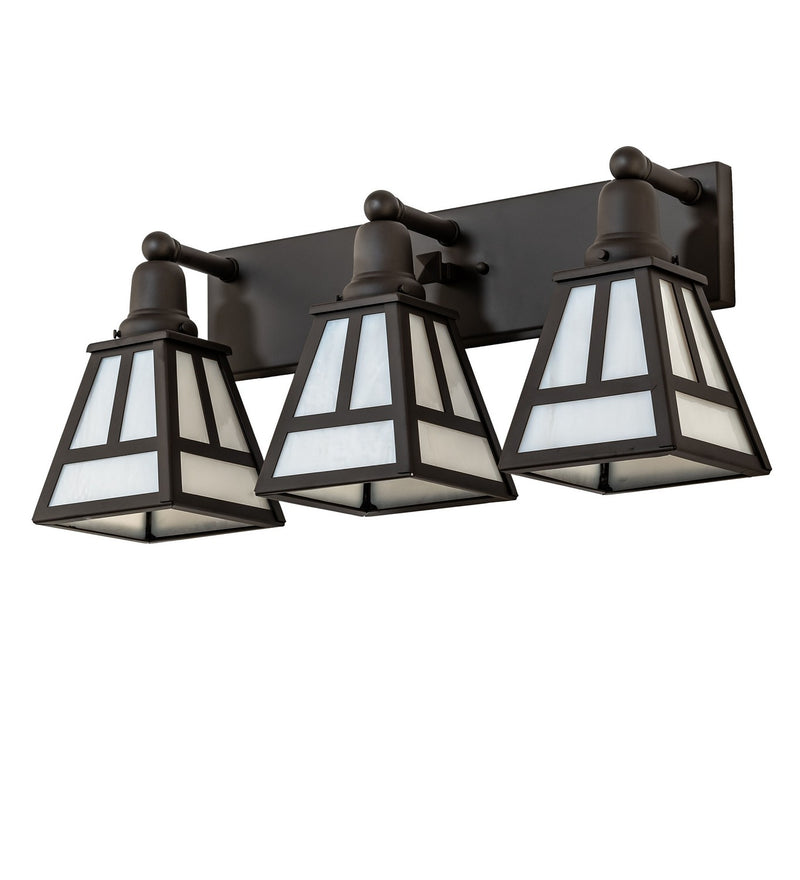 Meyda Tiffany 274867 Three Light Vanity, Oil Rubbed Bronze