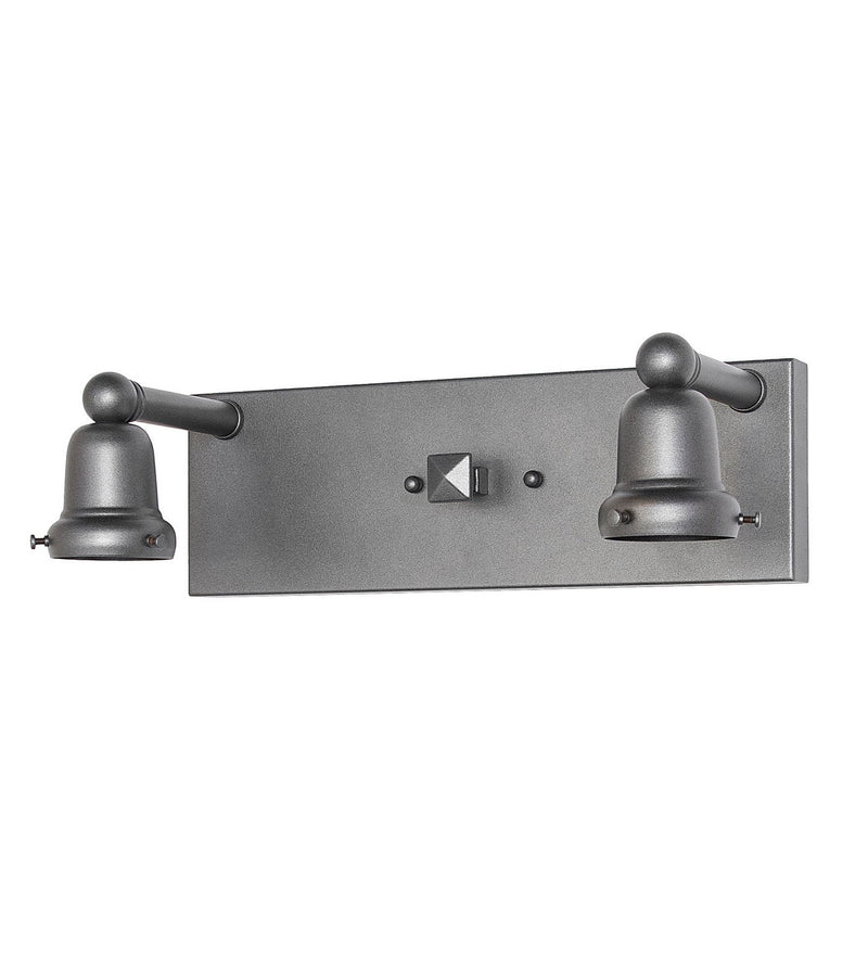 Meyda Tiffany 274927 Two Light Wall Sconce, Blackened Pewter