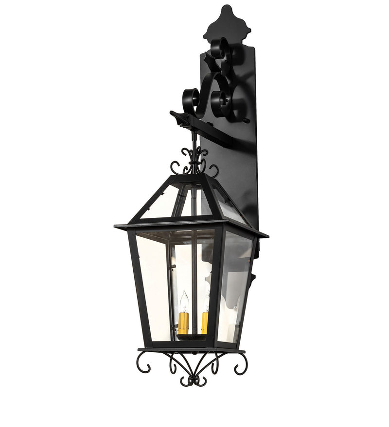 Meyda Tiffany 275339 Two Light Wall Sconce, Blackwash