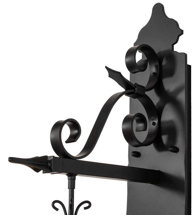 Meyda Tiffany 275339 Two Light Wall Sconce, Blackwash