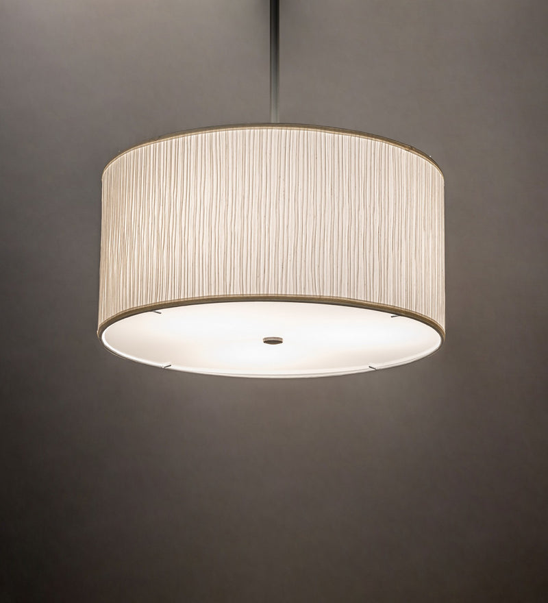 Meyda Tiffany 275641 Three Light Pendant, Nickel