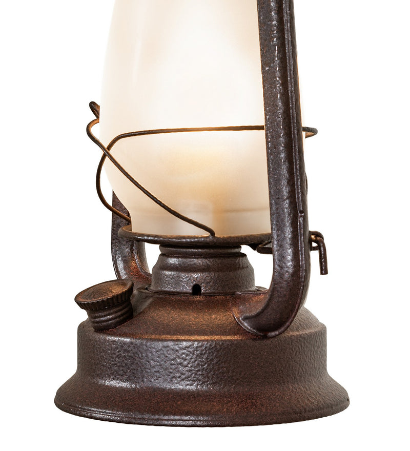 Meyda Tiffany 275780 One Light Mini Pendant, Distressed Rust