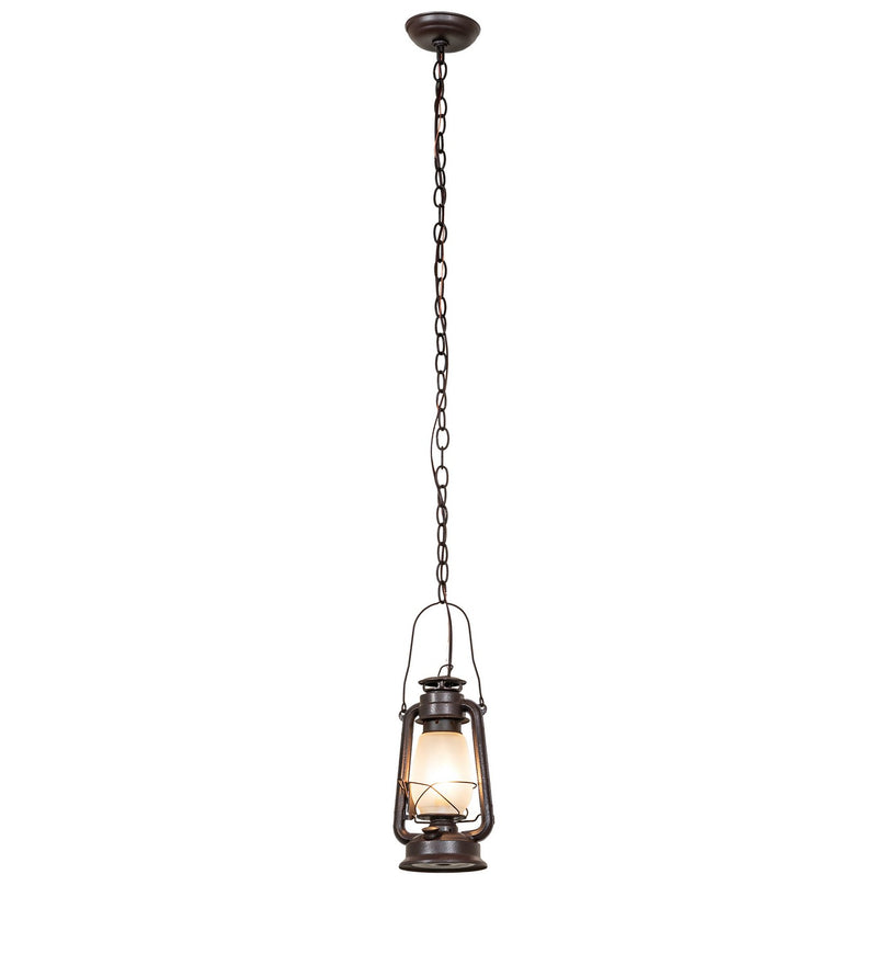 Meyda Tiffany 275780 One Light Mini Pendant, Distressed Rust