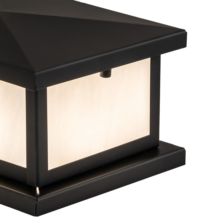 Meyda Tiffany 276267 LED Pier Mount, Solar Black