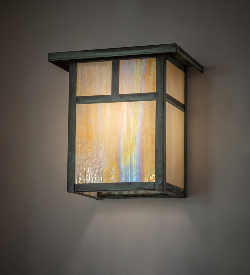 Meyda Tiffany 89857 One Light Wall Sconce, Verdigris