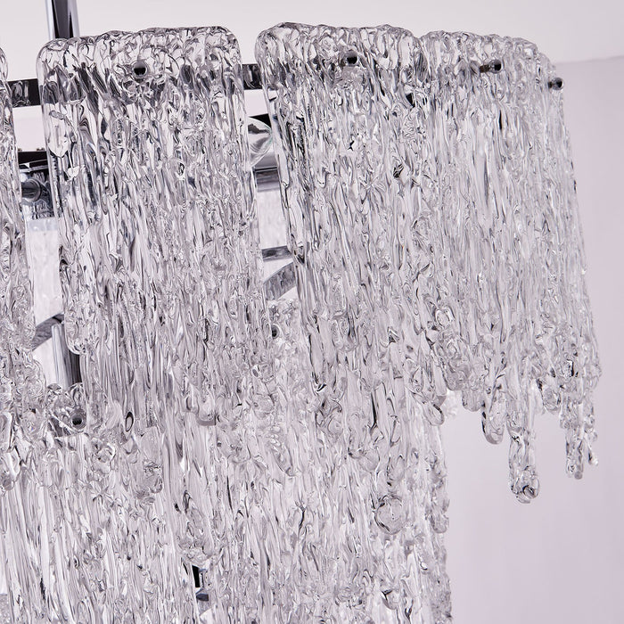 Kalco 523255CH Ten Light Pendant, Polished Chrome