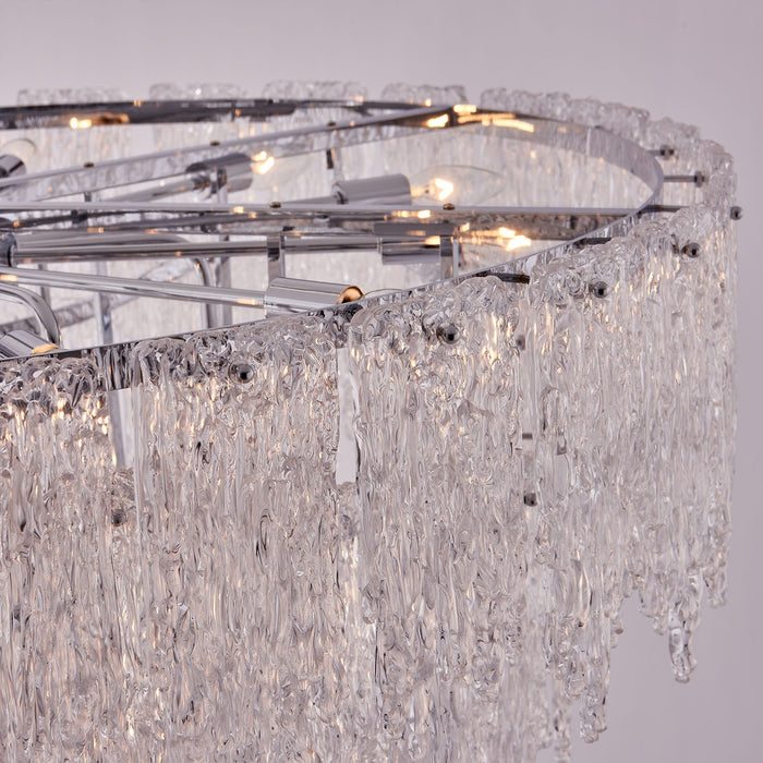 Kalco 523257CH 22 Light Pendant, Polished Chrome