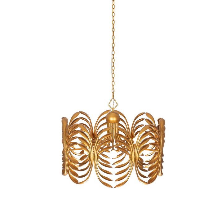 Kalco 523858WGL Eight Light Pendant, Warm Gold