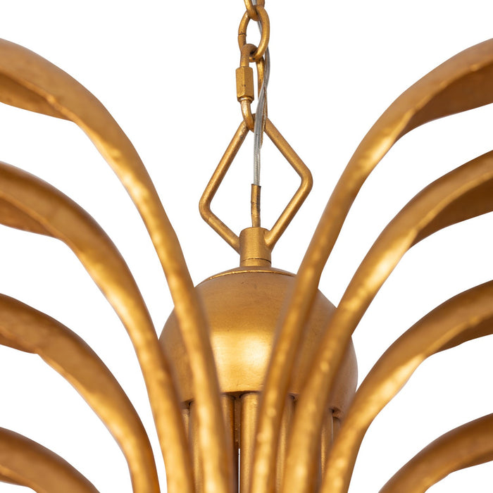 Kalco 523858WGL Eight Light Pendant, Warm Gold