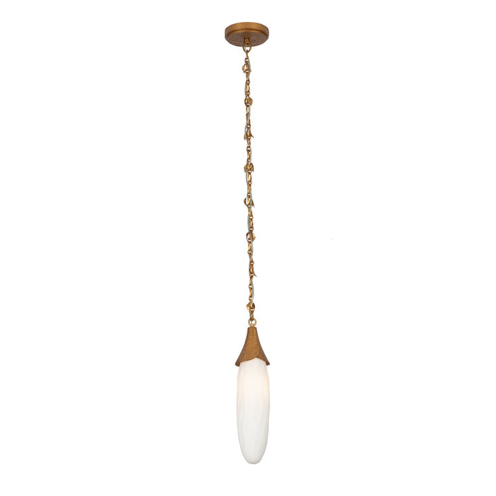 Kalco 523911WGL One Light Pendant, Warm Gold