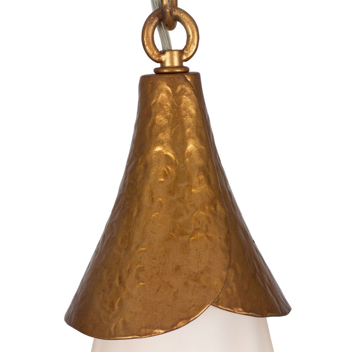 Kalco 523911WGL One Light Pendant, Warm Gold
