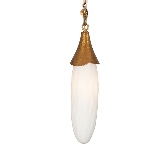 Kalco 523911WGL One Light Pendant, Warm Gold