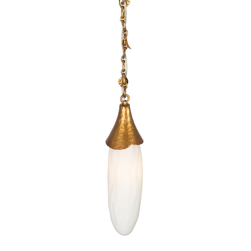 Kalco 523911WGL One Light Pendant, Warm Gold