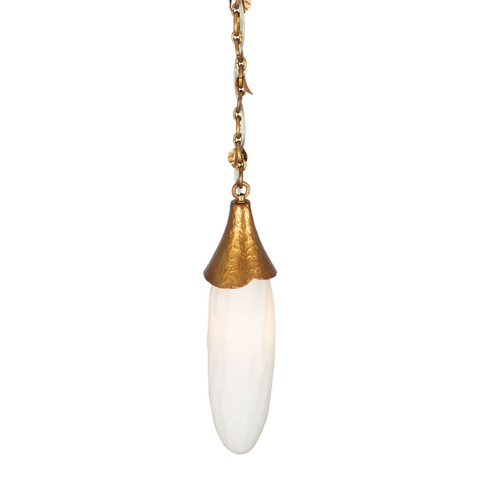 Kalco 523911WGL One Light Pendant, Warm Gold