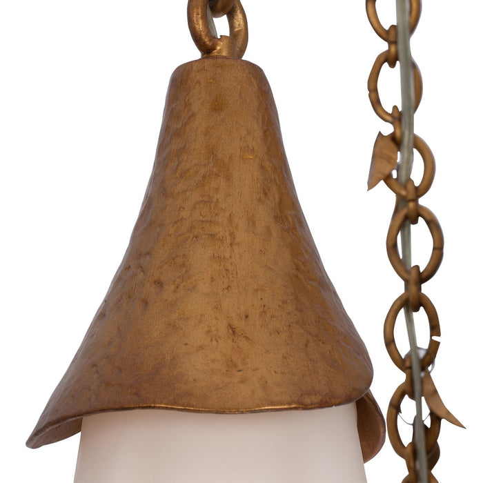 Kalco 523956WGL Three Light Pendant, Warm Gold