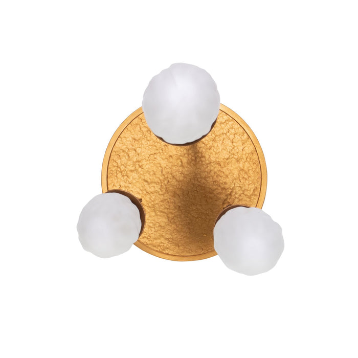 Kalco 523956WGL Three Light Pendant, Warm Gold