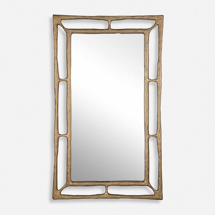 Uttermost 08186 Mirror, Antiqued Brass