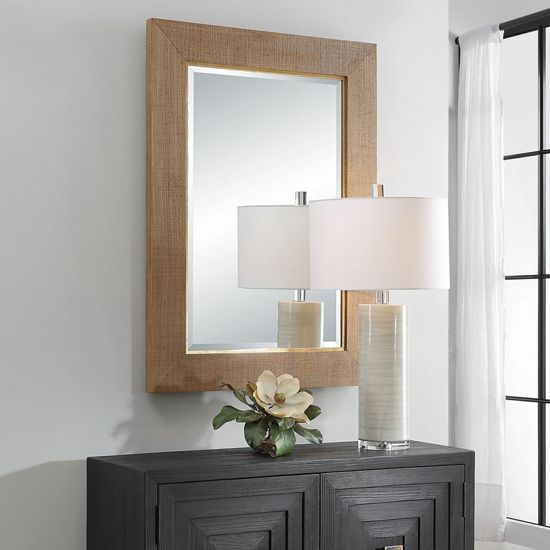 Uttermost 08208 Mirror, Solid Wood