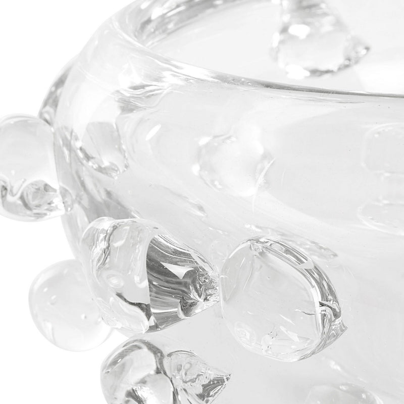 Uttermost 18181 Bowl, Clear Glass